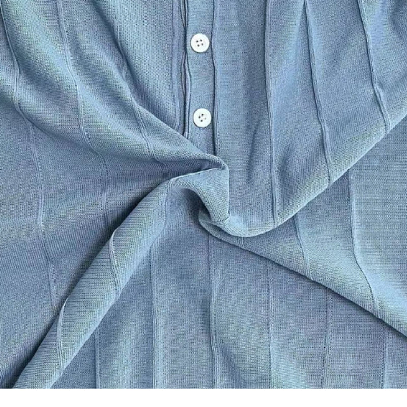 Polo à manches courtes et col à revers pour homme, style décontracté