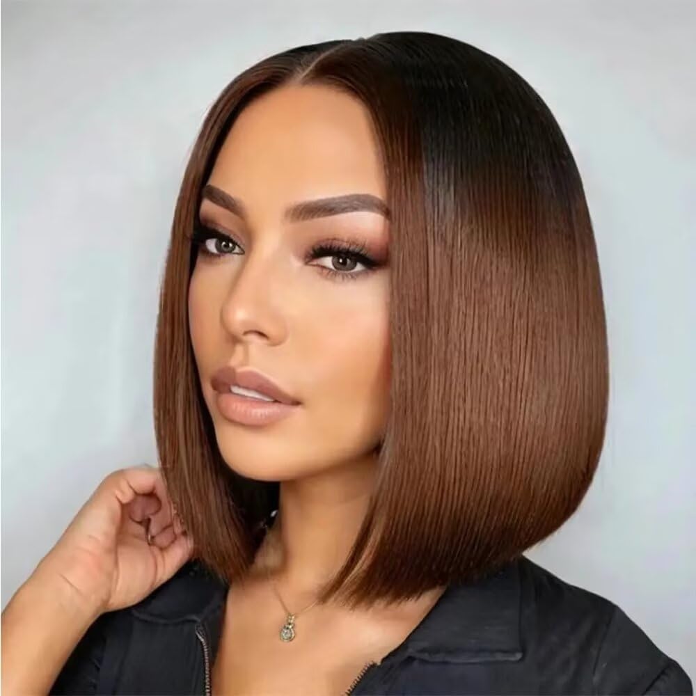 Real Lace Wig - Short Straight Wave 100% Human Hair