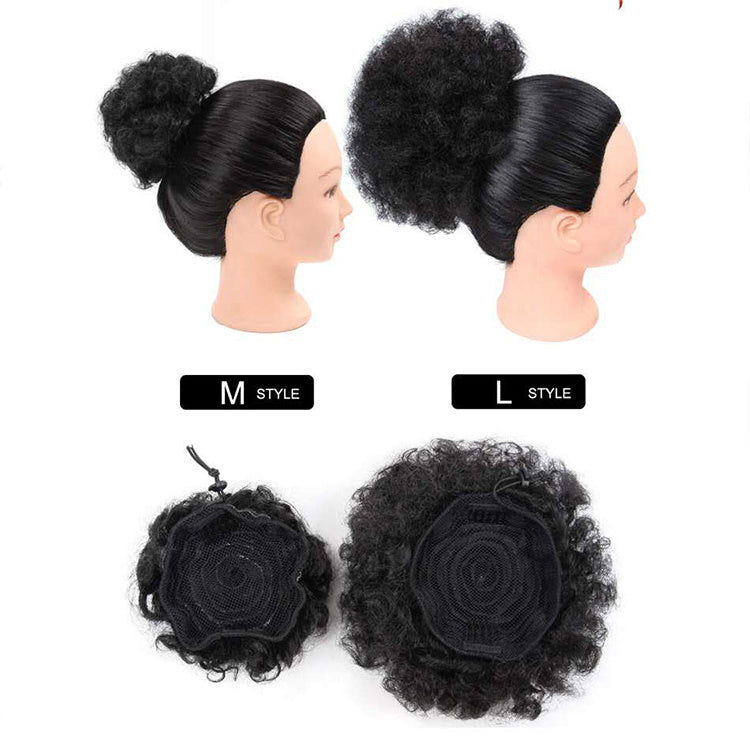 Flower Bud Meatball Head Wig