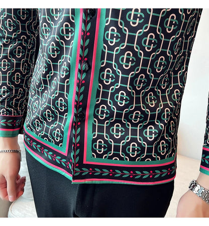 Luxus Herrenhemden, modisch, gestreift