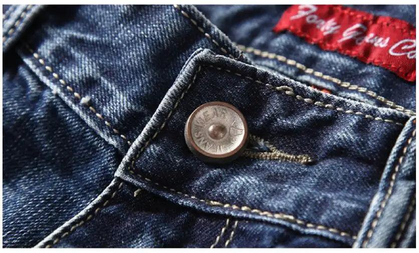 Short en jean bleu extensible pour homme