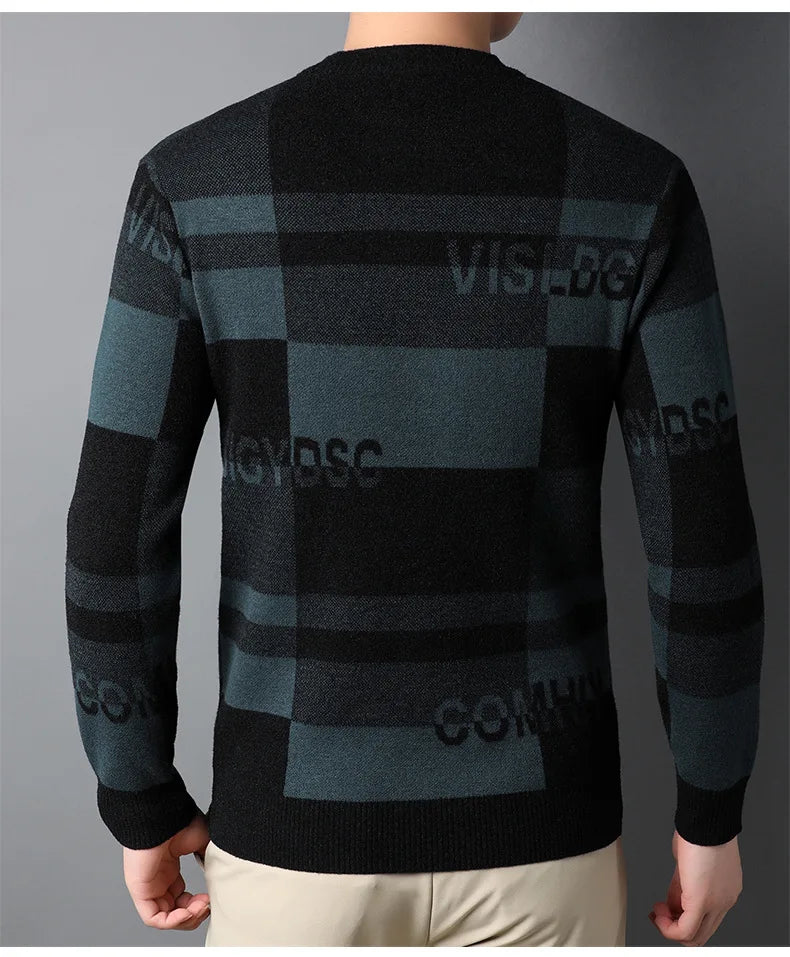 Pull en tricot de luxe pour homme