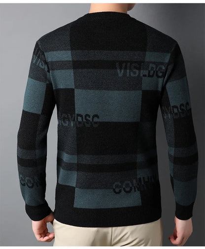 Pull en tricot de luxe pour homme