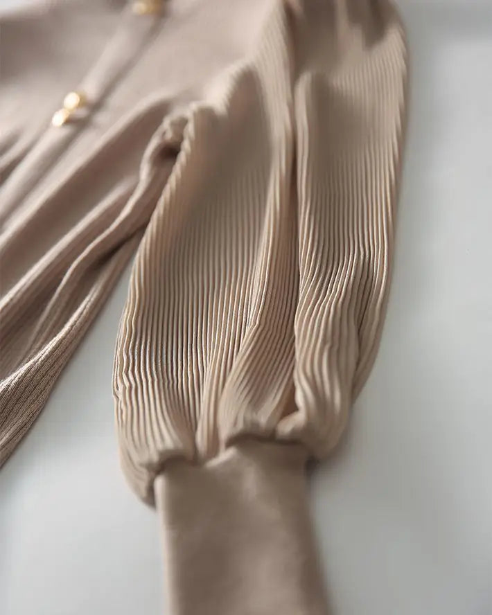 Pull à col roulé en mousseline de soie pour femme