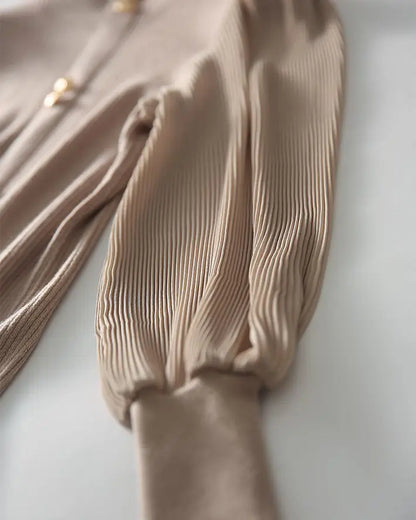 Pull à col roulé en mousseline de soie pour femme