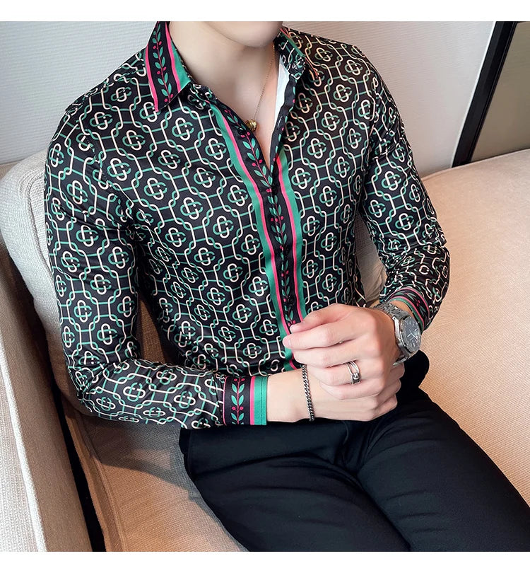 Luxus Herrenhemden, modisch, gestreift