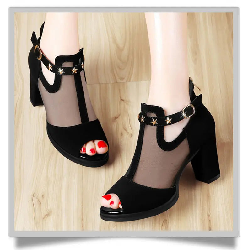 Chaussures d'été à talons hauts pour femmes