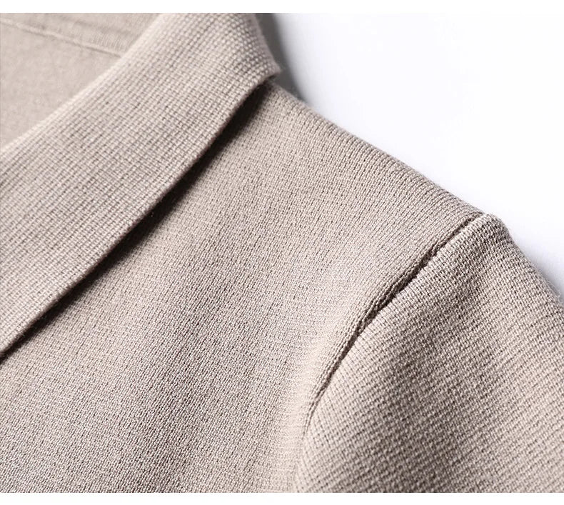 Cardigan à revers pour homme