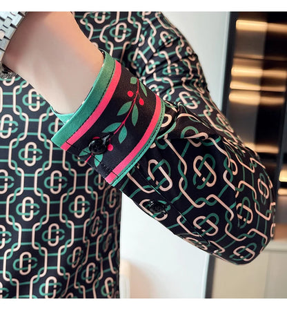 Luxus Herrenhemden, modisch, gestreift