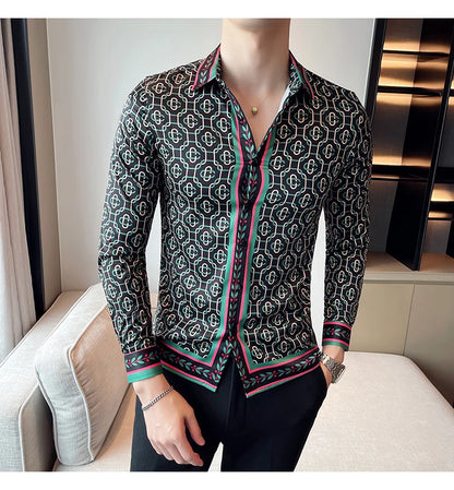 Luxus Herrenhemden, modisch, gestreift