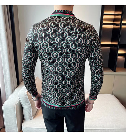 Luxus Herrenhemden, modisch, gestreift