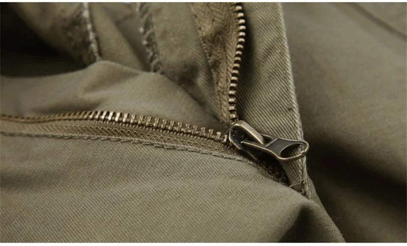 Pantalon cargo décontracté en coton pour homme