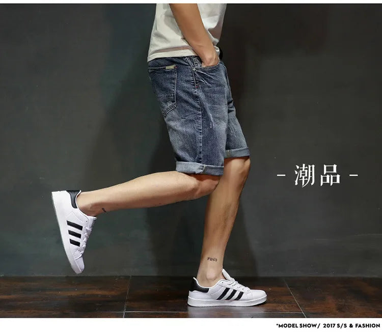 Short en jean pour homme