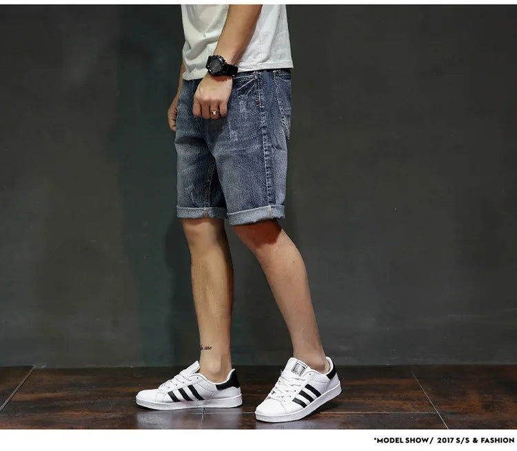 Short en jean pour homme