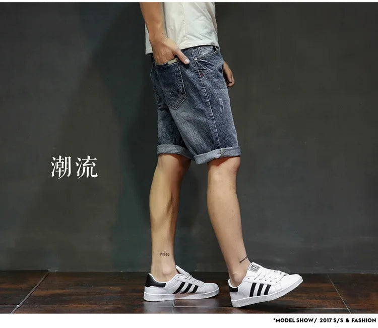 Short en jean pour homme