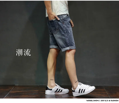 Short en jean pour homme