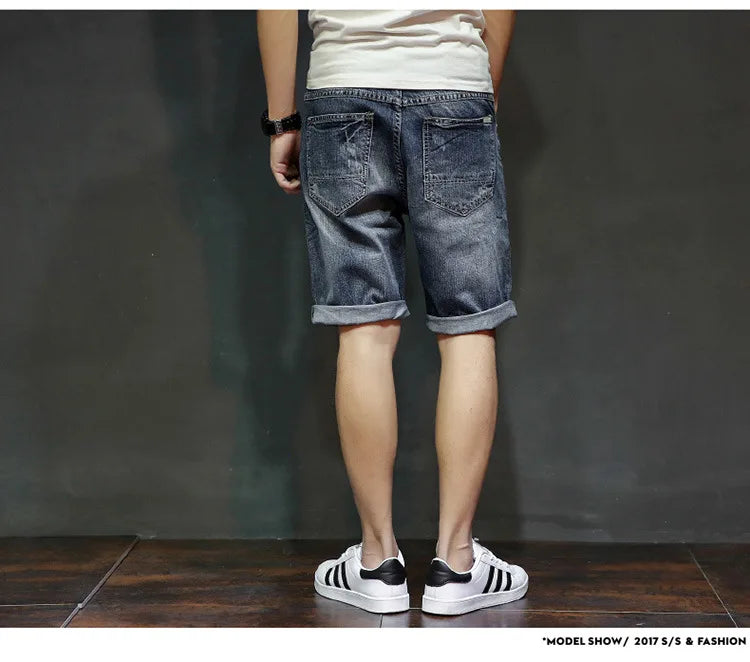 Short en jean pour homme