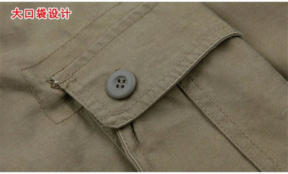 Pantalon cargo décontracté en coton pour homme