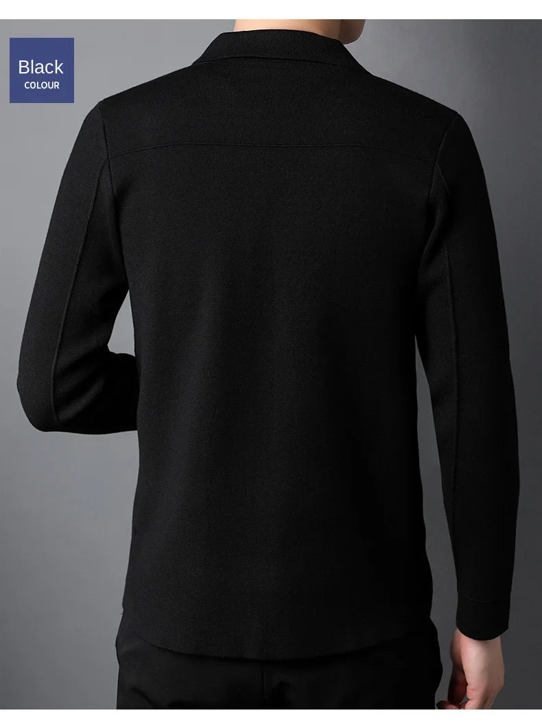 Cardigan à revers pour homme