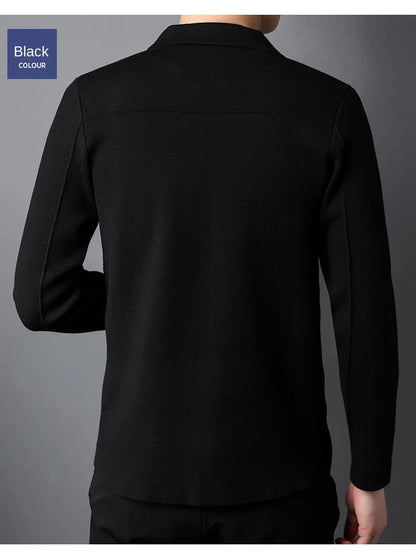 Cardigan à revers pour homme