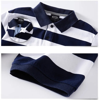 Polo d'été à manches courtes pour homme, décontracté