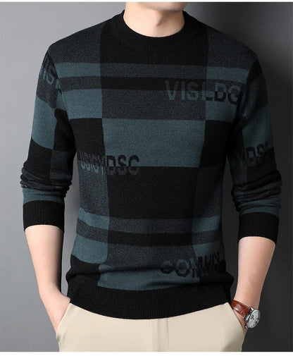 Pull en tricot de luxe pour homme