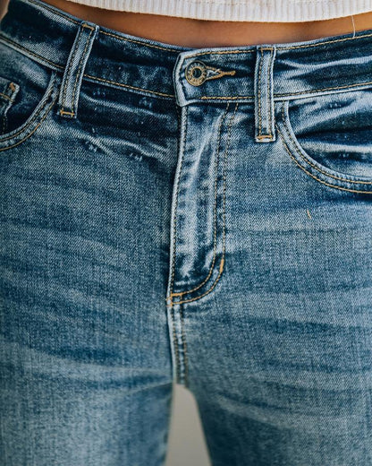 Jeans pour femmes, taille haute