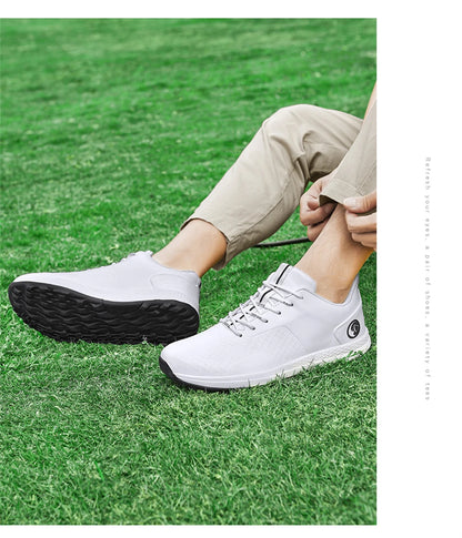 Chaussures de golf professionnelles de luxe pour hommes