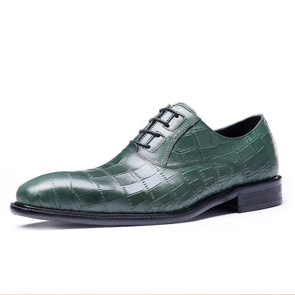 Chaussures habillées pour hommes, automne-hiver, en cuir véritable