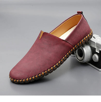 Chaussures décontractées d'extérieur, mocassins faits à la main