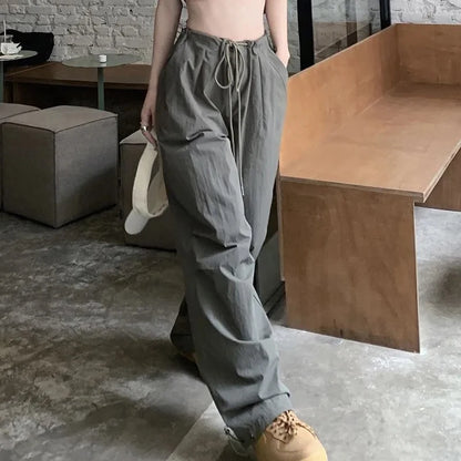 Pantalon cargo ample d'été pour femmes