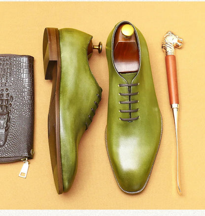 Chaussures Oxford à effet miroir pour hommes