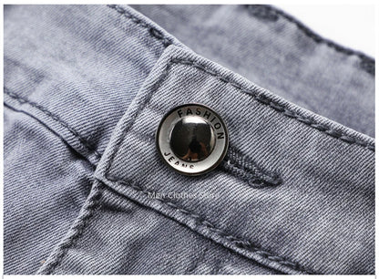 Jean en coton élastique pour homme