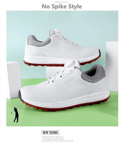 Chaussures de golf respirantes et luxueuses pour hommes