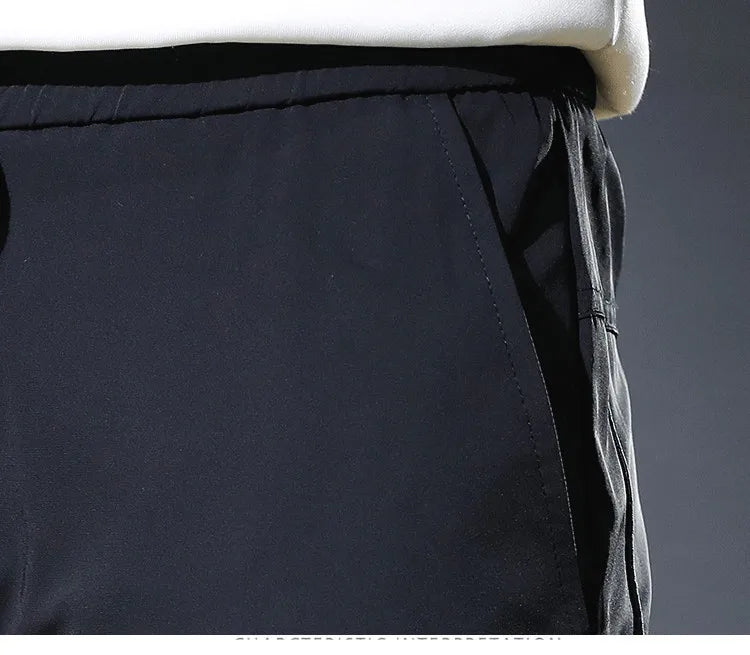 Pantalon décontracté taille élastique pour homme