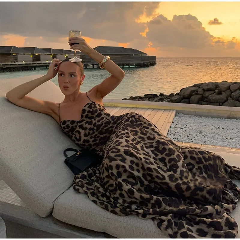 Robe longue trapèze élégante