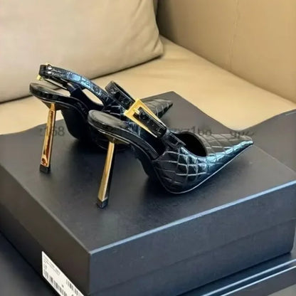 Sandales pointues à talons hauts pour femmes