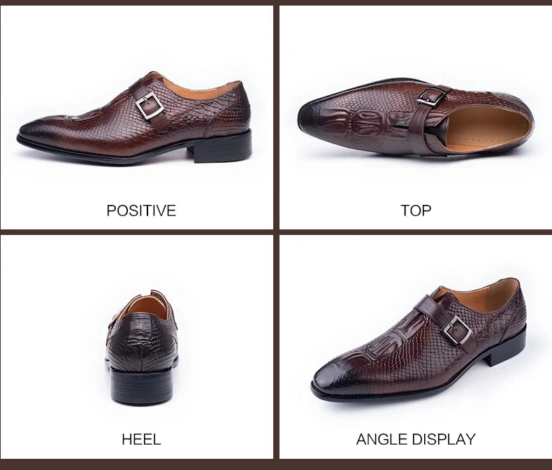 Mocassins imprimés de haute qualité pour hommes