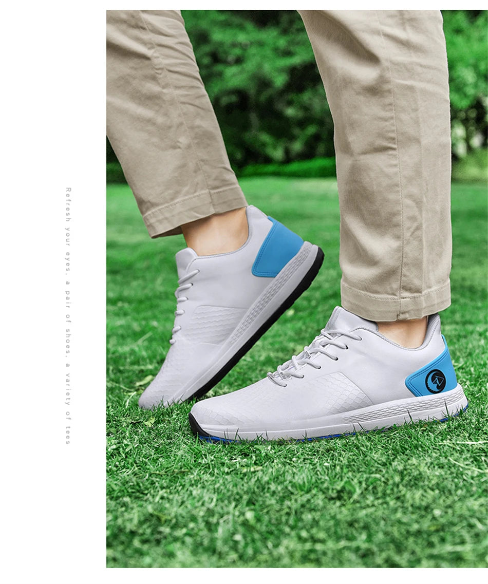 Chaussures de golf professionnelles de luxe pour hommes