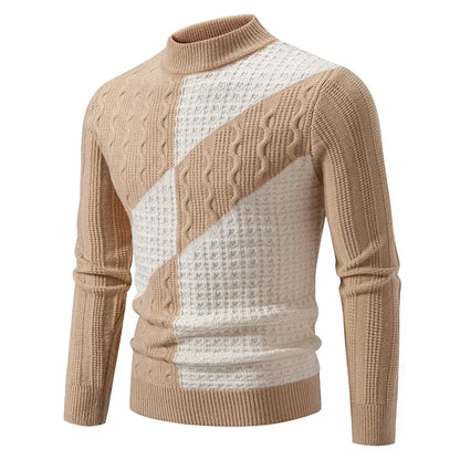 Pull en tricot décontracté et chaud pour homme