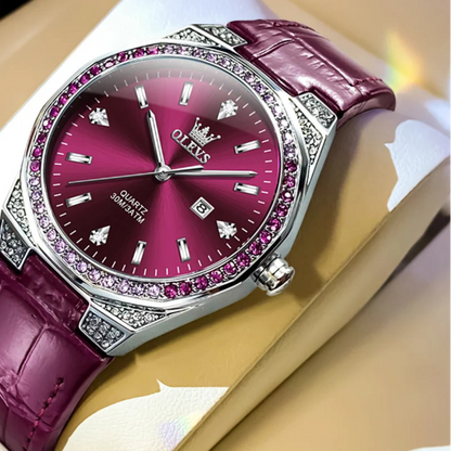 Montres originales pour femmes en cuir