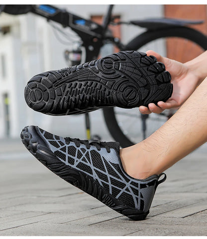 Chaussures unisexes à bout large et pieds nus, en cuir synthétique minimaliste