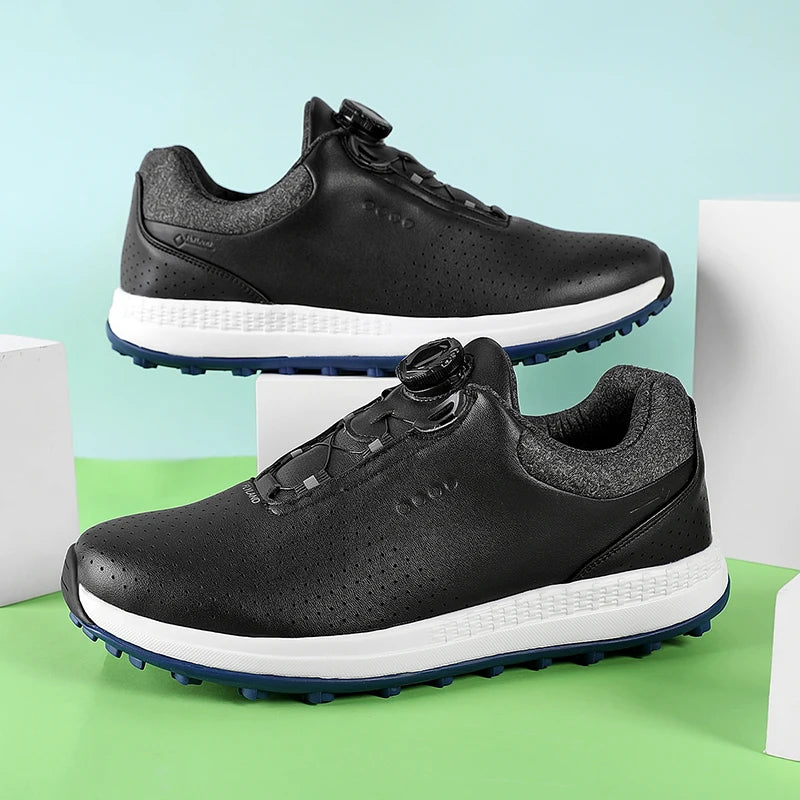 Chaussures de golf respirantes et luxueuses pour hommes