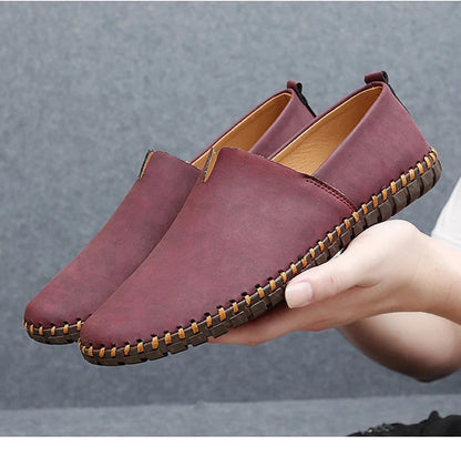 Chaussures décontractées d'extérieur, mocassins faits à la main