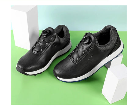 Chaussures de golf respirantes et luxueuses pour hommes