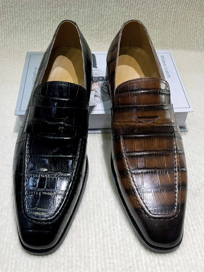 Atmungsaktive italienische Slipper für Herren