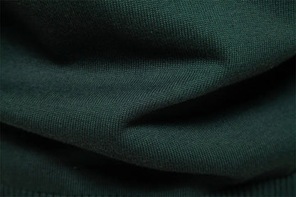 Pull homme automne hiver haute qualité col mi-haut fermeture éclaire