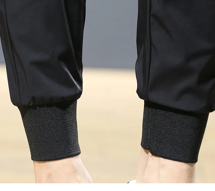 Pantalon décontracté taille élastique pour homme