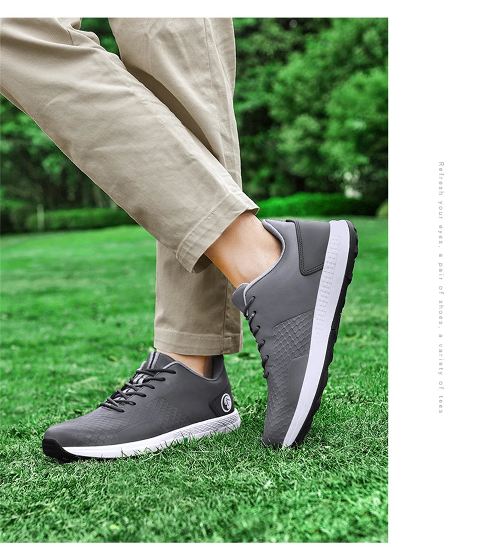 Chaussures de golf professionnelles de luxe pour hommes
