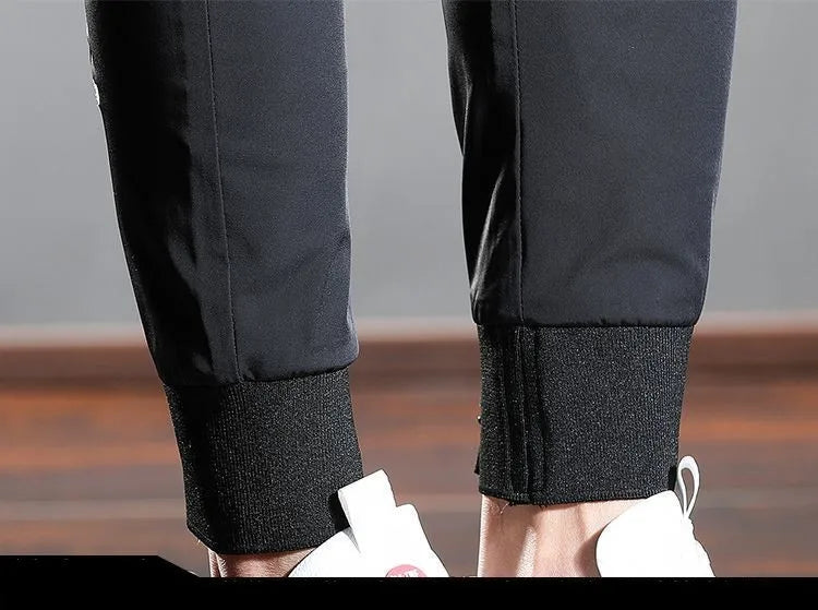 Pantalon décontracté taille élastique pour homme